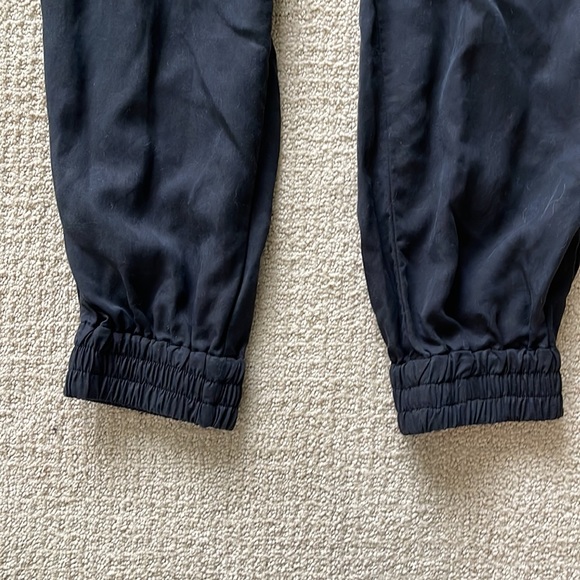 Black banana republic drawstring waist jumpsuit. - Picture 2 of 8